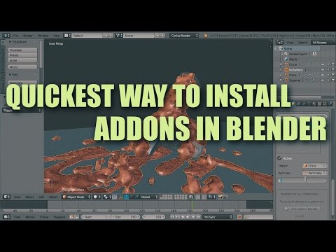 how to install blender plugins